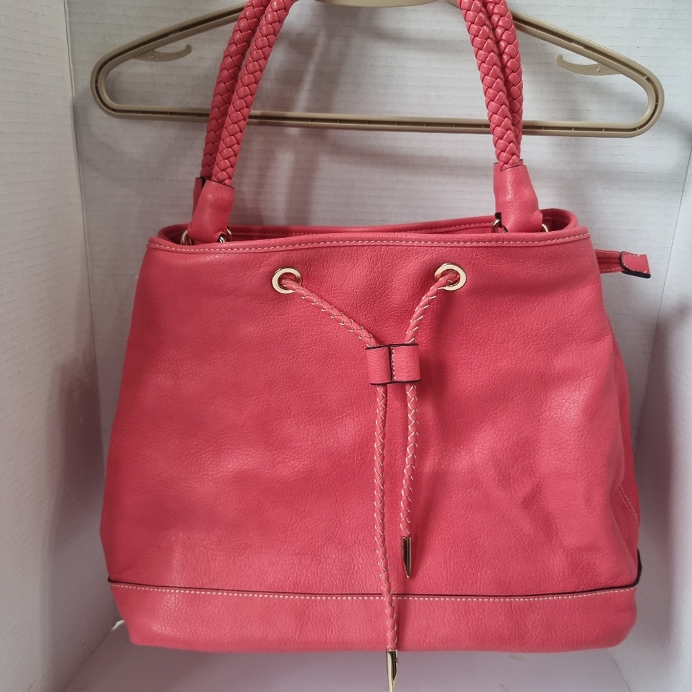 Oversize Coral Handbag